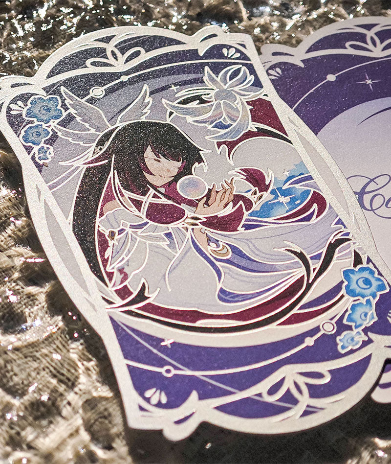 Genshin Impact Columbina Metal Bookmark & Cards