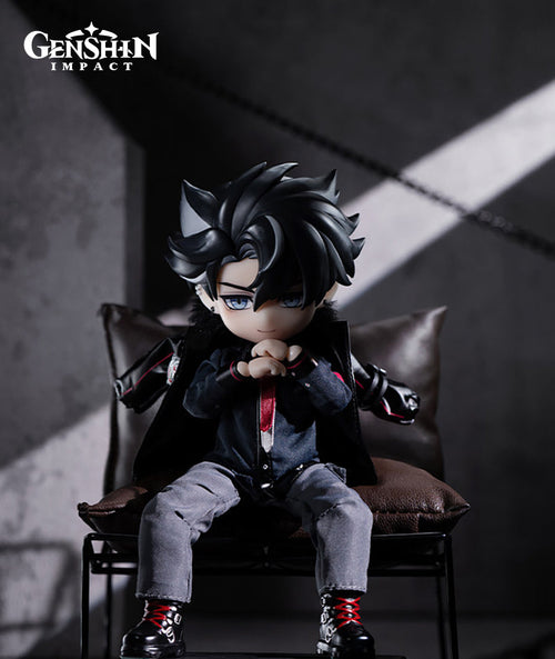 Genshin Impact Wriothesley Action Figure Doll Clothes & Face Plate Set